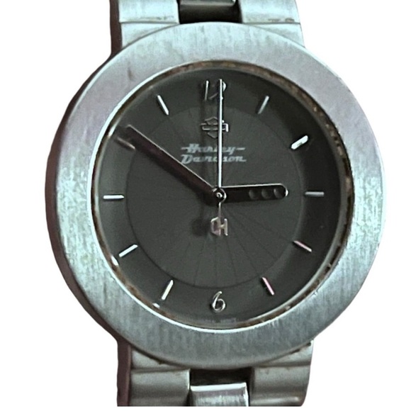 Rare Harley-Davidson Ladies Stainless Steel  Silver Watch - Picture 1 of 11